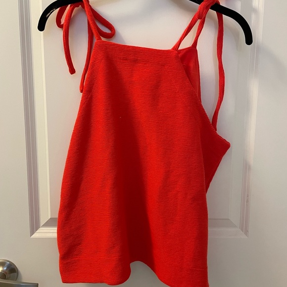 Madewell Tie-Shoulder Tank Top- Large - Picture 2 of 3